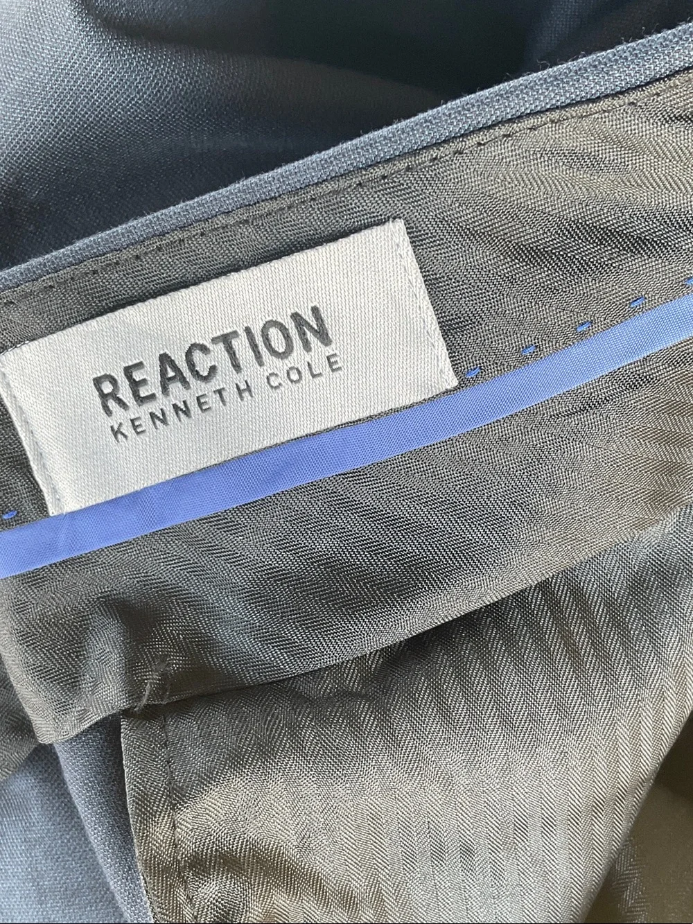 Take 50% OFF- Reaction Kenneth Cole Men's Classic Navy Dress Pants, Size-40X30